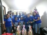 Nuestro equipo celebrando Navidad, Cuzco